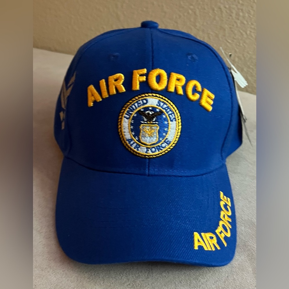 NWT USAF United States Air Force Officially Licensed Royal  Blue Baseball Cap